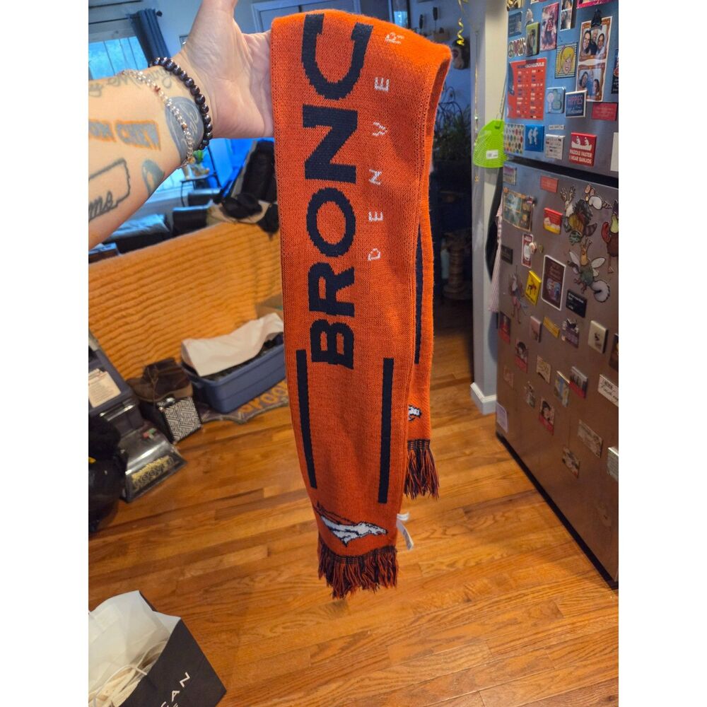NFL Broncos Knit Scarf
